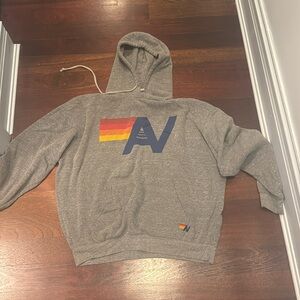 Grey Aviator Nation Hoodie